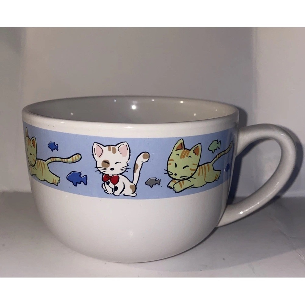 Cat-Themed Ceramic Coffee/Tea /Soup Mug